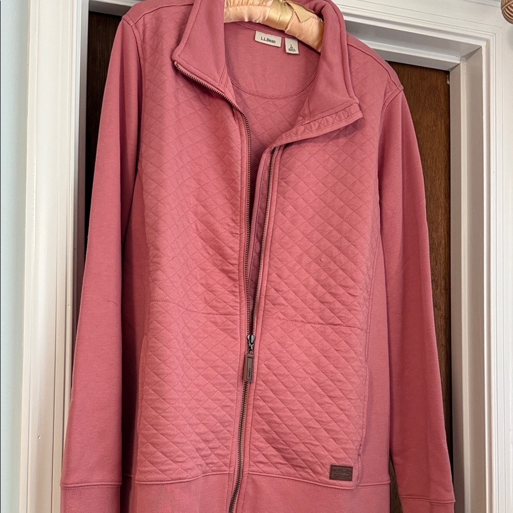 L.L. Bean Women's Quilted Rose Bomber Jacket